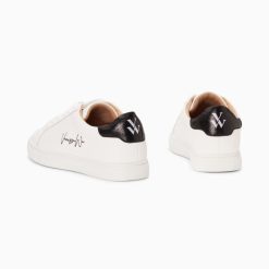 Vanessa Wu Sneakers | Baskets Isabella Blanc Et Noir A Lacets