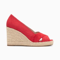 Vanessa Wu Sandales A Talon, Compensees | Sandales Compensees Peep-Toe Leonie Framboise