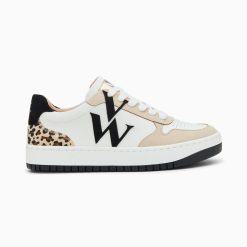 Vanessa Wu Sneakers | Baskets Monogramme Esmee Blanc Et Noir