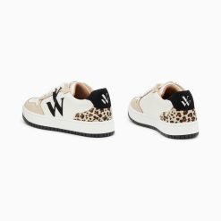 Vanessa Wu Sneakers | Baskets Monogramme Esmee Blanc Et Noir