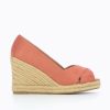 Vanessa Wu Sandales A Talon, Compensees | Sandales Compensees Peep-Toe Milena Brique