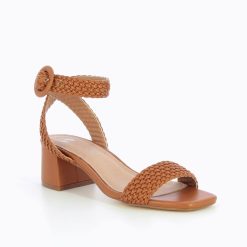 Vanessa Wu Sandales A Talon, Compensees | Sandales A Talon Tressees Emmeline Camel