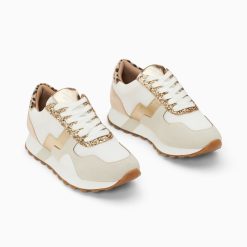 Vanessa Wu Sneakers | Baskets Tessy Or A Semelle Running