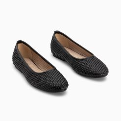 Vanessa Wu Mocassins, Derbies, Ballerines | Ballerines Provence Tressees Noires