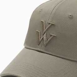 Vanessa Wu Chapeaux | Casquette Clem Kaki A Monogramme Brode