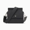 Vanessa Wu Sacs | Mini Sac Trapeze Aurelie Noir A Bandouliere