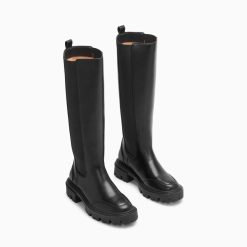 Vanessa Wu Bottes, Cuissardes | Bottes Becky Noires A Elastiques