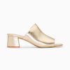 Vanessa Wu Sandales A Talon, Compensees | Mules Peep-Toe Helene Or A Talon