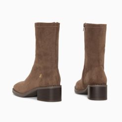 Vanessa Wu Bottines | Bottines Chaussettes Bobby Taupe