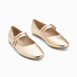 Vanessa Wu Mocassins, Derbies, Ballerines | Ballerines Luce Or A Doubles Brides