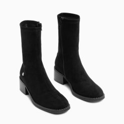 Vanessa Wu Bottines | Bottines Chaussettes Bobby Noires