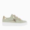 Vanessa Wu Sneakers | Baskets Eclair Marilou Vert Pale A Scratchs Champagne