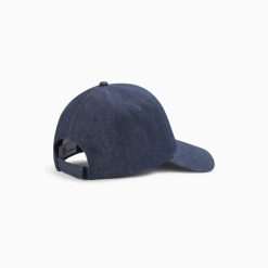 Vanessa Wu Chapeaux | Casquette Clem Denim A Monogramme Brode