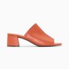 Vanessa Wu Sandales A Talon, Compensees | Mules Peep-Toe Helene Brique A Talon