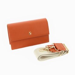 Vanessa Wu Sacs | Petit Sac Lia Orange A Rabat