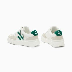 Vanessa Wu Sneakers | Baskets Monogramme Valentine Vertes