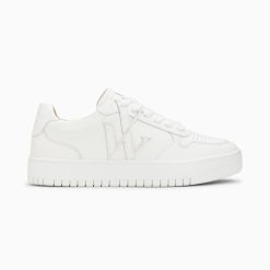 Vanessa Wu Sneakers | Baskets Monogramme Calie Blanches Monochrome