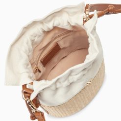 Vanessa Wu Sacs | Mini Panier Bourse Lilly Beige