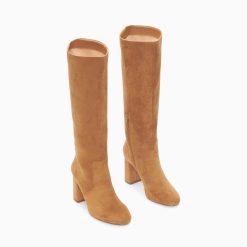 Vanessa Wu Bottes, Cuissardes | Bottes Olivia Camel A Talon