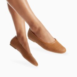 Vanessa Wu Mocassins, Derbies, Ballerines | Ballerines Provence Tressees Camel