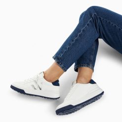 Vanessa Wu Sneakers | Baskets Monogramme Candice Blanc Et Bleu