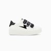 Vanessa Wu Sneakers | Baskets Eclair Mini Ingrid Blanc Et Noir Zebre A Scratchs