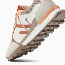 Vanessa Wu Sneakers | Baskets Monogramme Ombeline Orange A Semelle Running