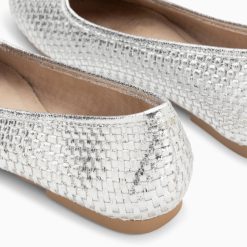 Vanessa Wu Mocassins, Derbies, Ballerines | Ballerines Provence Tressees Argent