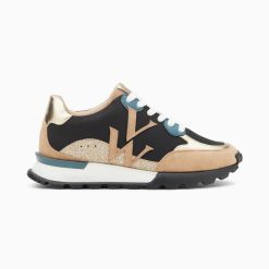 Vanessa Wu Sneakers | Baskets Monogramme Caterina Noir A Semelle Running