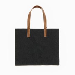 Vanessa Wu Sacs | Sac Cabas Monogramme Emilia Noir